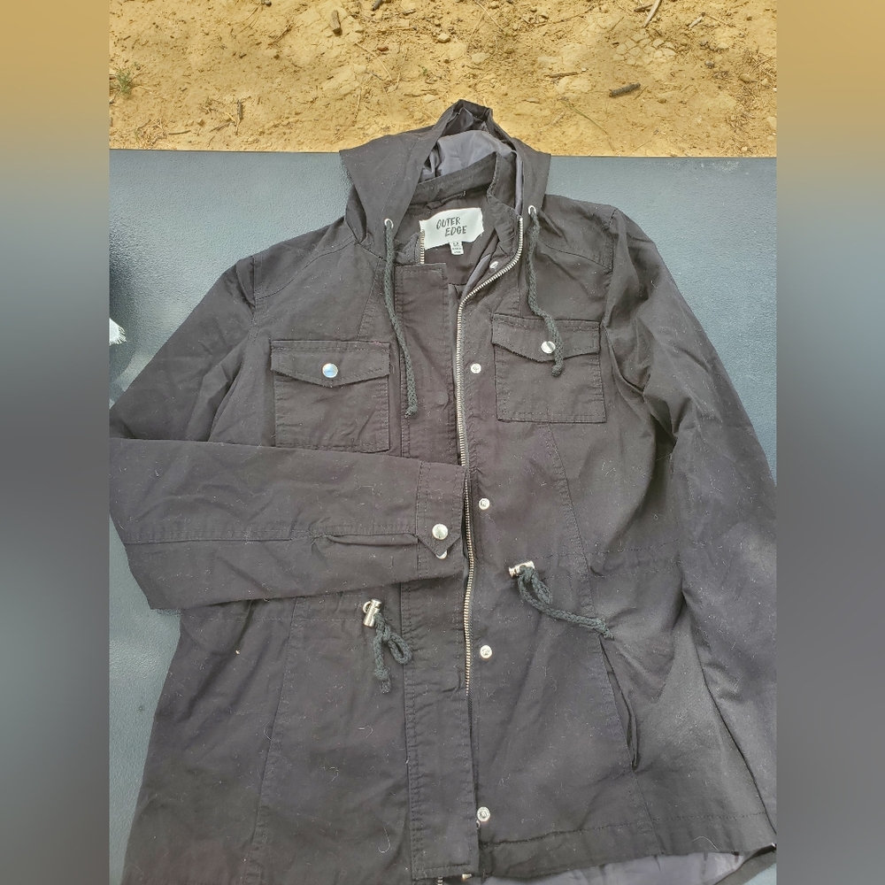 Outer edge brand utility jacket women